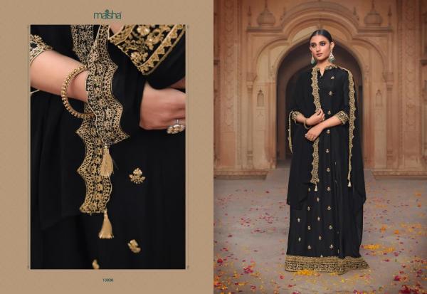 Maisha Maskeen Fancy Silk Designer Readymade Gown Collection